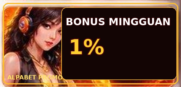 Bonus Mingguan 1%